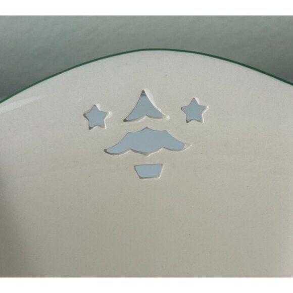 Spode Christmas Tree Pierced Hexagonal Bowl Holiday Serving Classic England - Picture 5 of 16